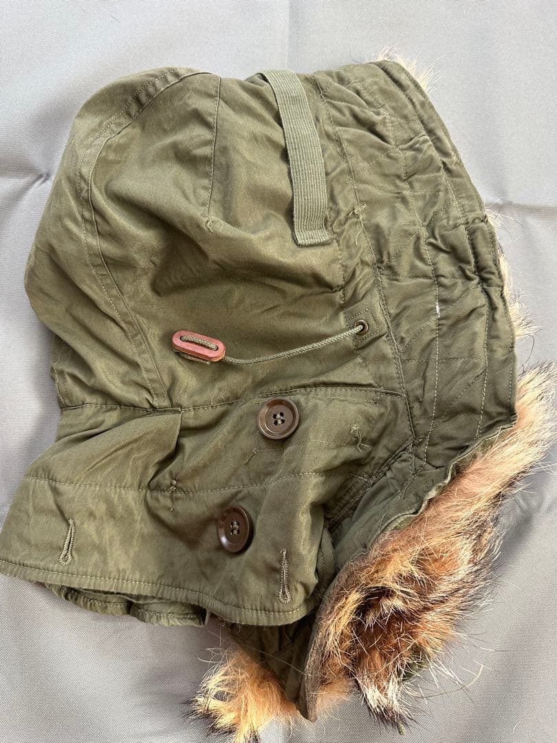 M-51 モッズコート用フード　縞