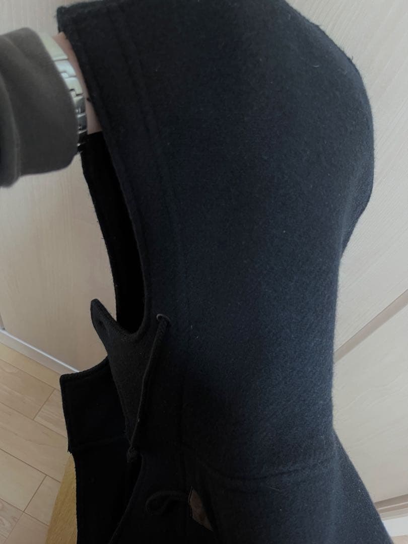 90s ポロラルフローレン 日本製 三角タグ ダッフルコート 大きいサイズ 黒色