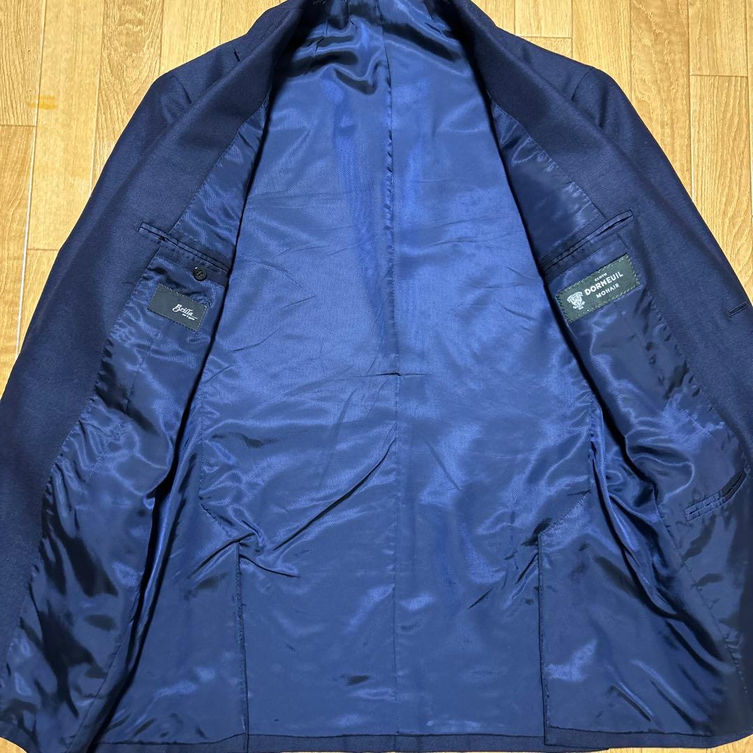 BEAMS ブリッラペルイルグスト ウールモヘアスーツ ドーメル 48