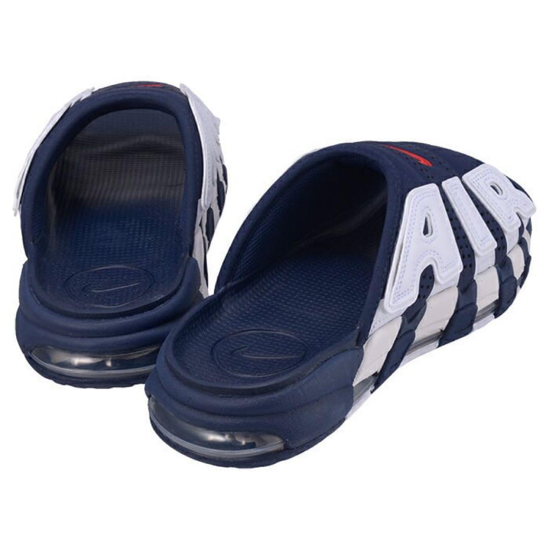 新品MORE UPTEMPO SLIDE モアテンサンダル30cm ネイビー