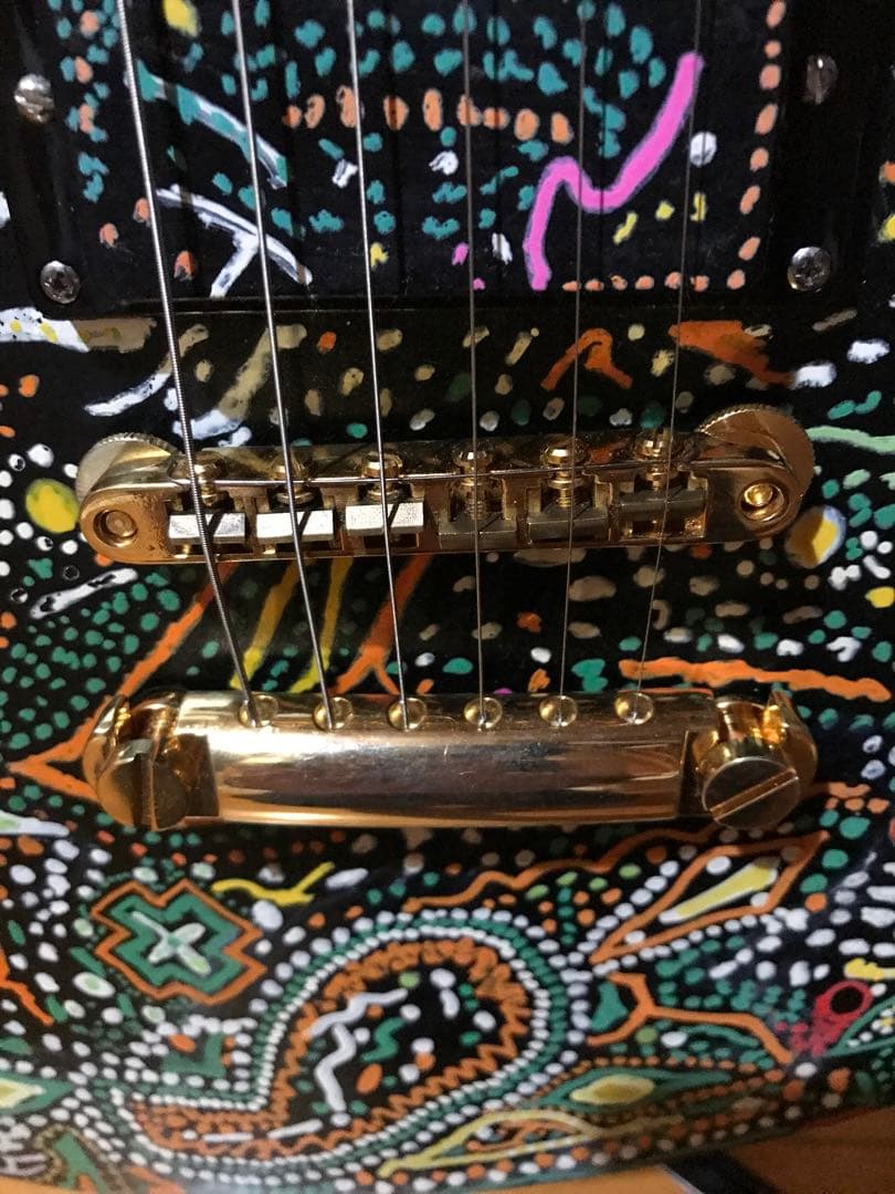 HIDEモデル FERNANDES MG-100X アメーバペイズリーペイント