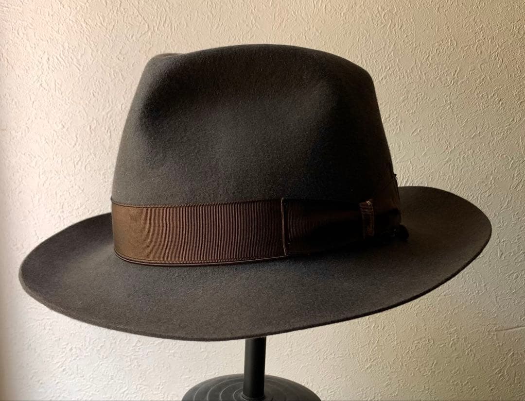 名門Borsalino 極上ライン！ラザートモデル　オールド品　¥10万程