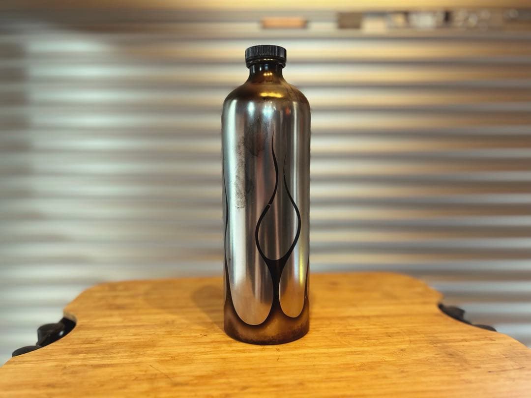 携行缶　1ℓ 新品　エイジング加工　ヴィンテージ　メッキ調　チョッパー　ハーレー