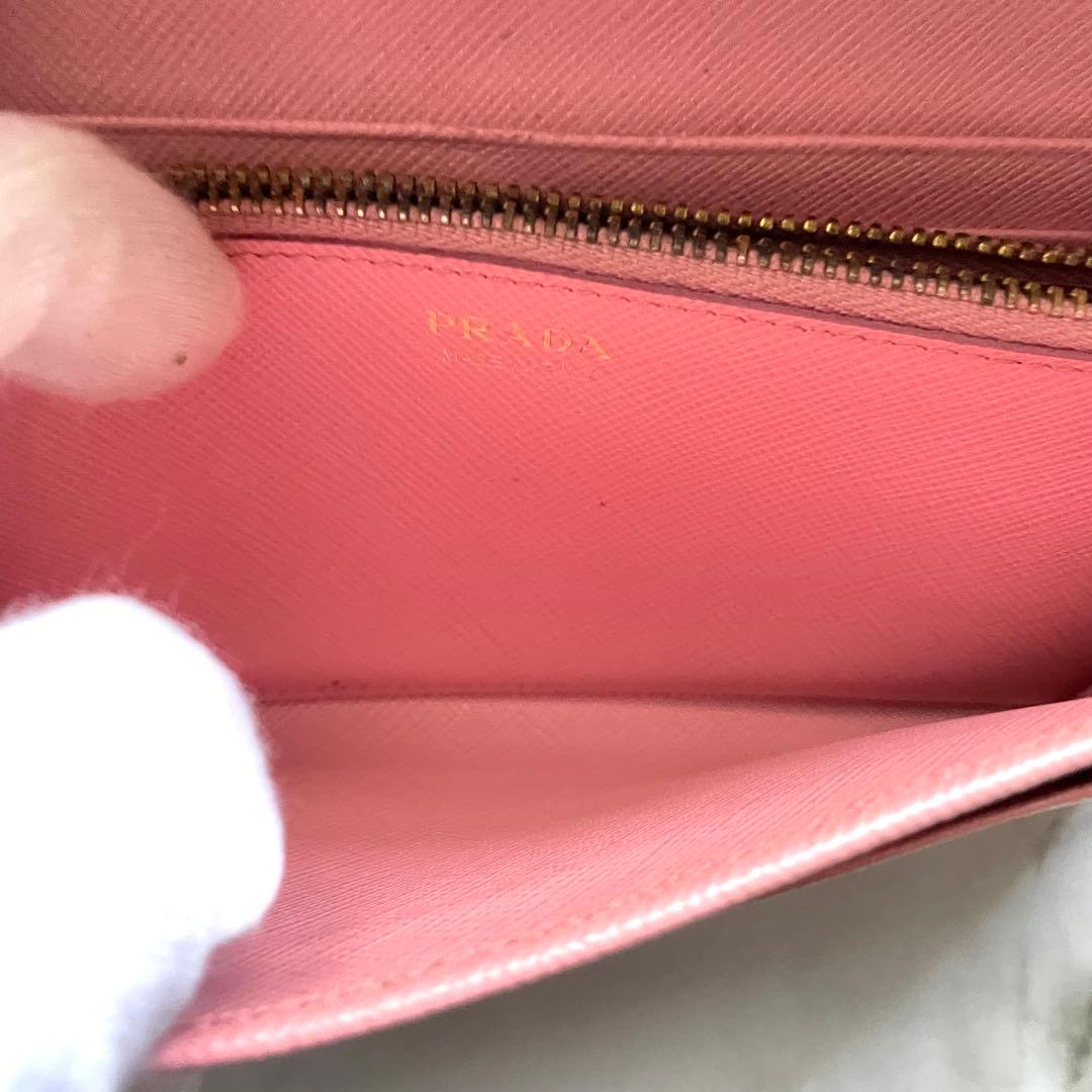 PRADA プラダ サフィアーノ　リボン　フィオッコ　長財布　0116-③
