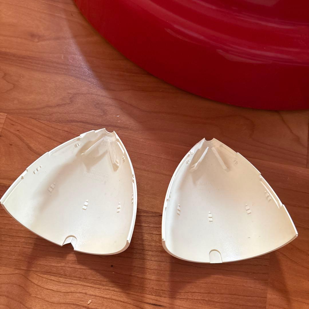 ビンテージ　昭和　照明器具　ペンダント　赤