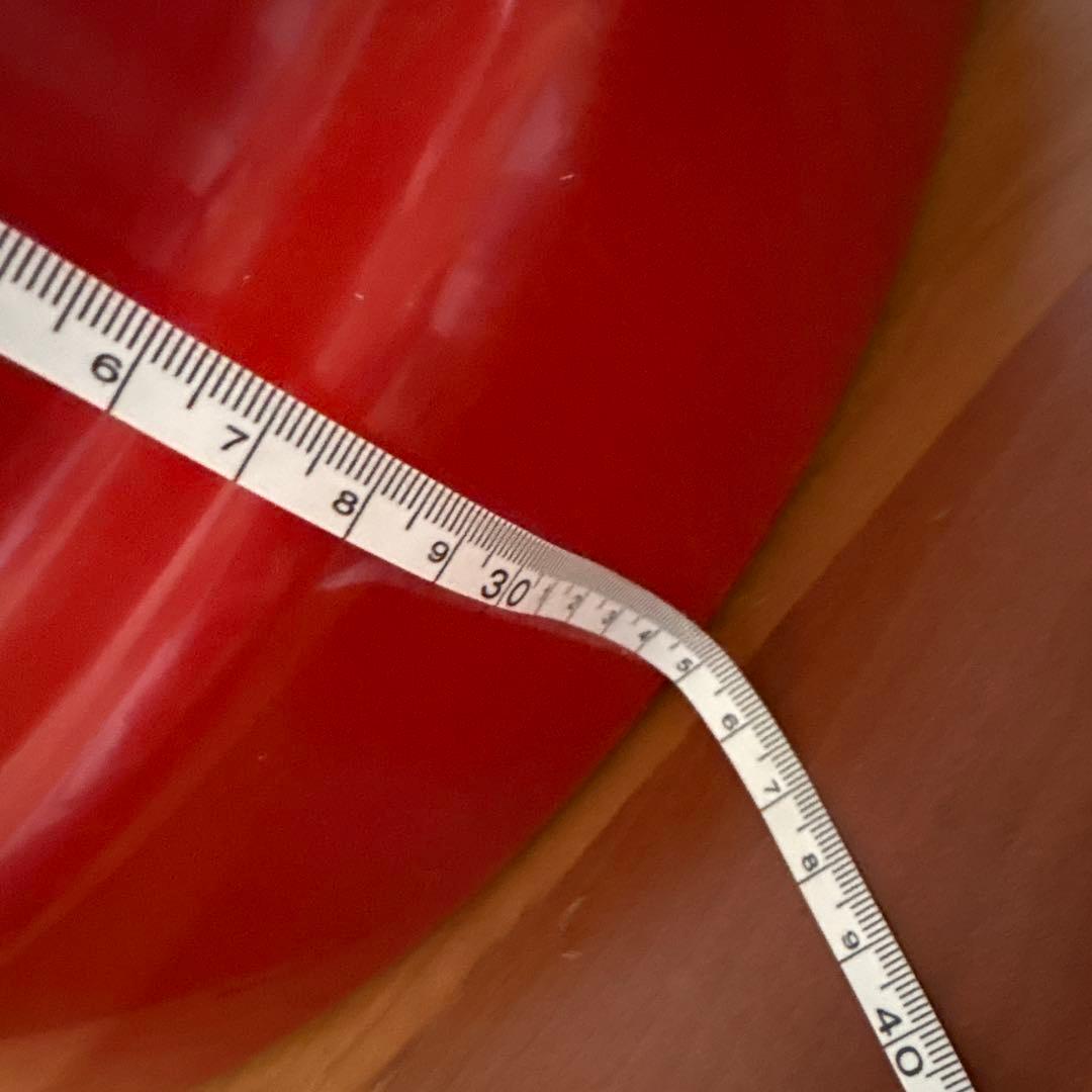 ビンテージ　昭和　照明器具　ペンダント　赤