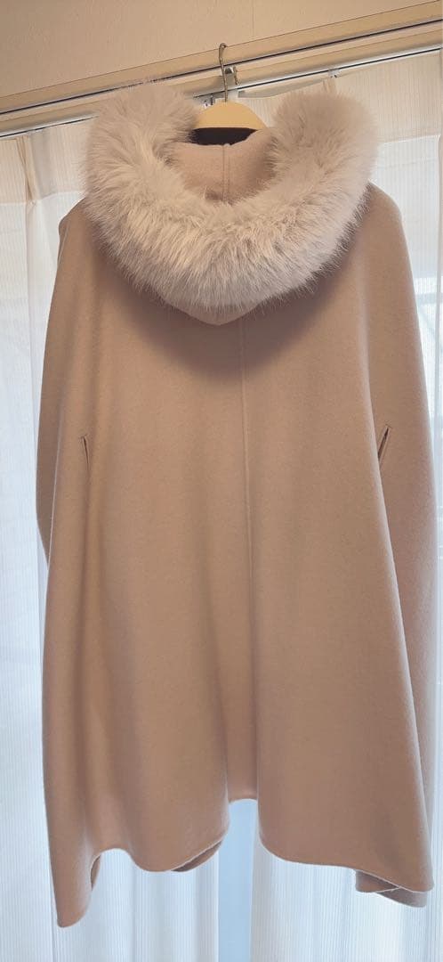 CELFORD❤️ファーポンチョコート❤️ワンピにも