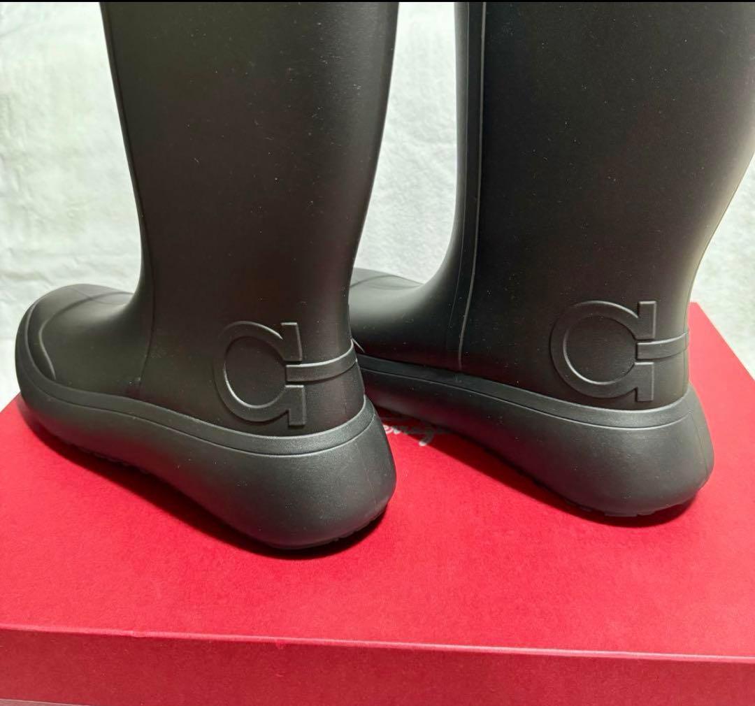フェラガモ FERRAGAMO レイン ブーツ 長靴