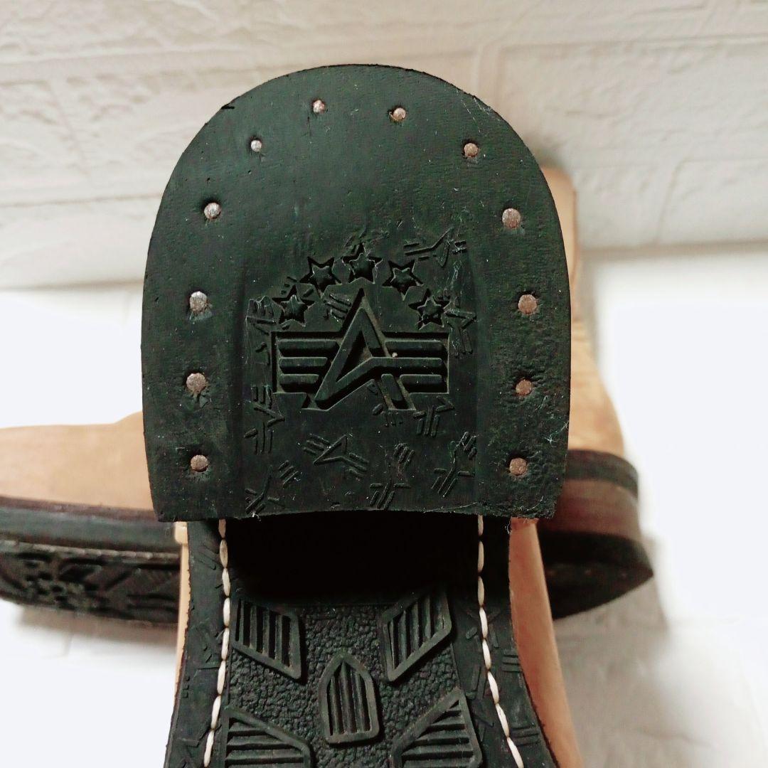 ✨️良品✨️ALPHA INDUSTRIES 本革エンジニアブーツ 27cm