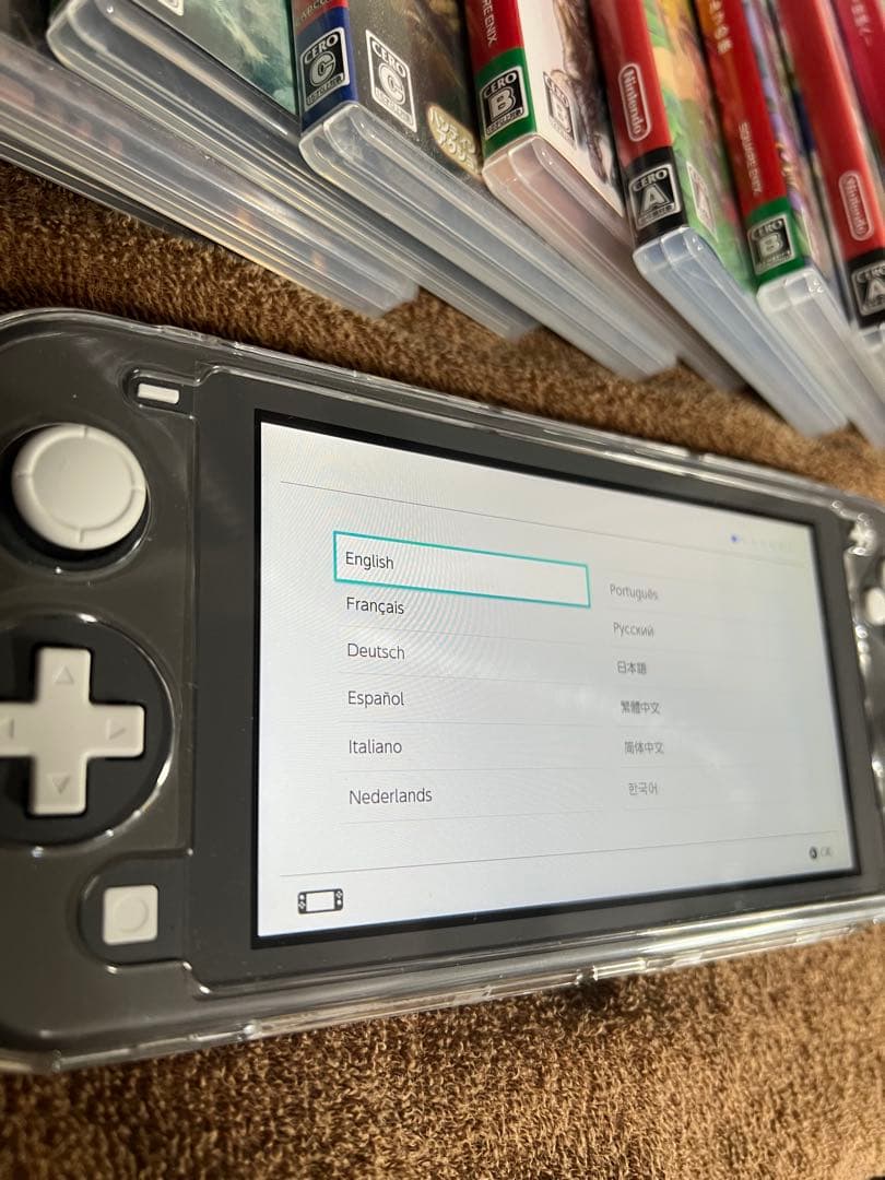 Nintendo Switch Lite グレー 本体　北米版　ソフト10本