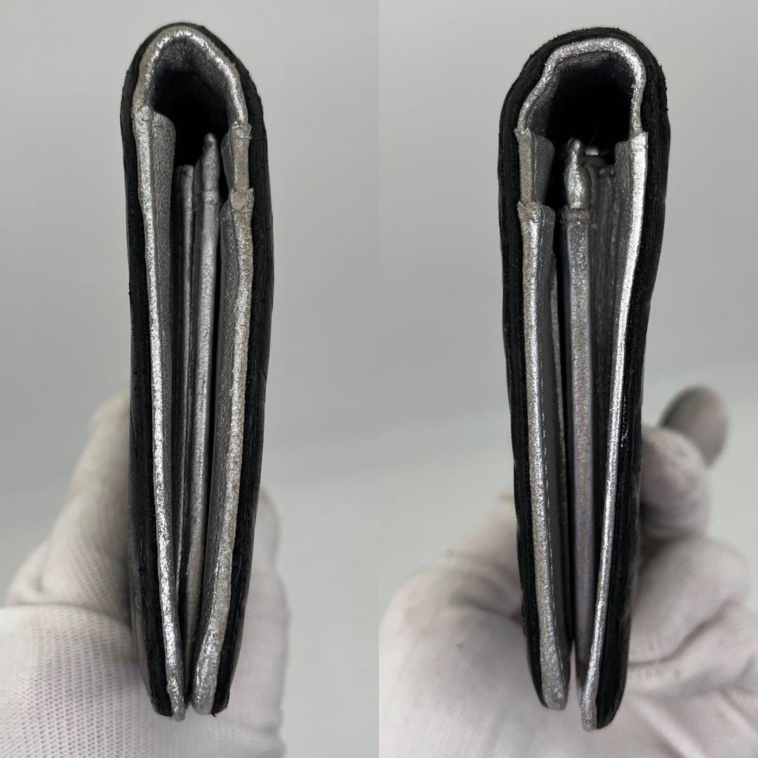 CHANEL 長財布 ココマーク カメリア フラワーエンボス ブラック レザー