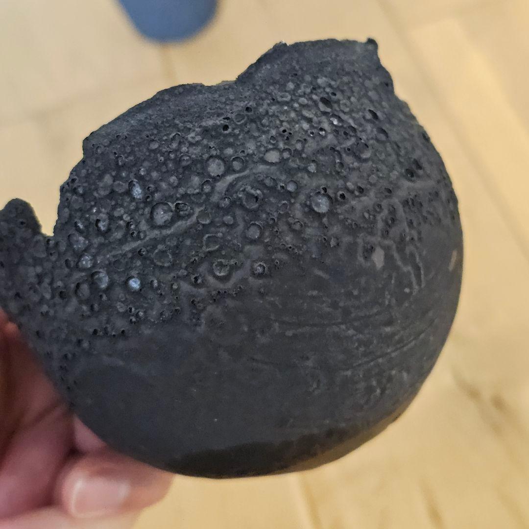 新品未使用 たけろうポット ちぎり コクコク タタキ 植木鉢 陶器鉢