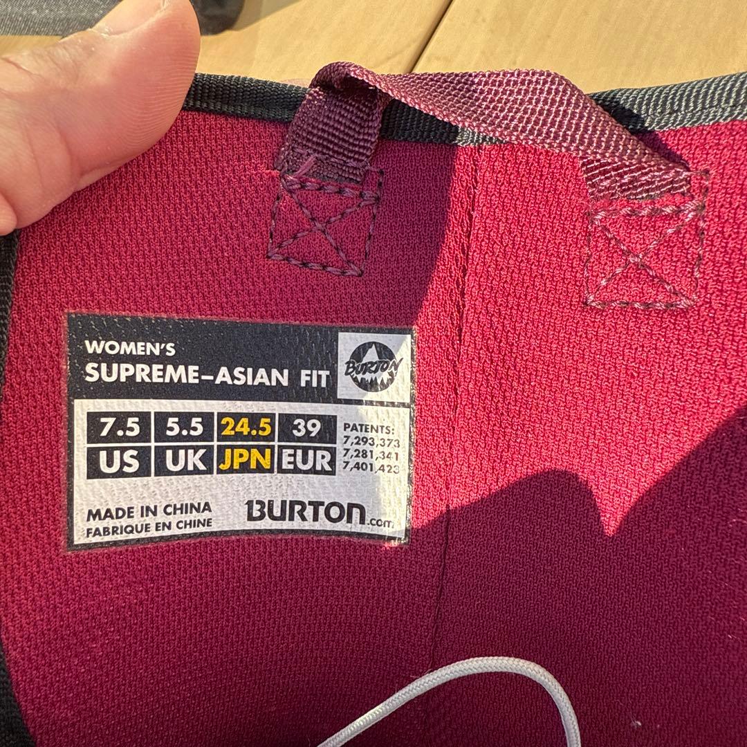 【美品✨袋付き】　《女性　24.5㎝》　Burton ブーツ