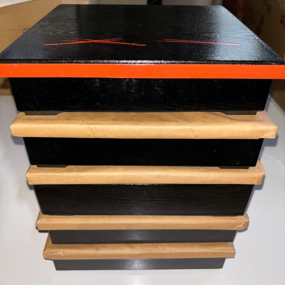 水屋蔵出し！✴︎ 新品・未使用・松花堂・お弁当箱・5 個セット ✴︎