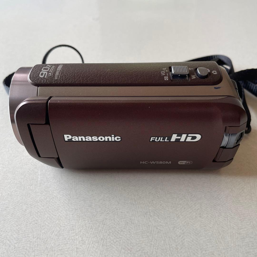 Panasonic HC-W580M（別売バッテリー・SDカード・ストラップ付）