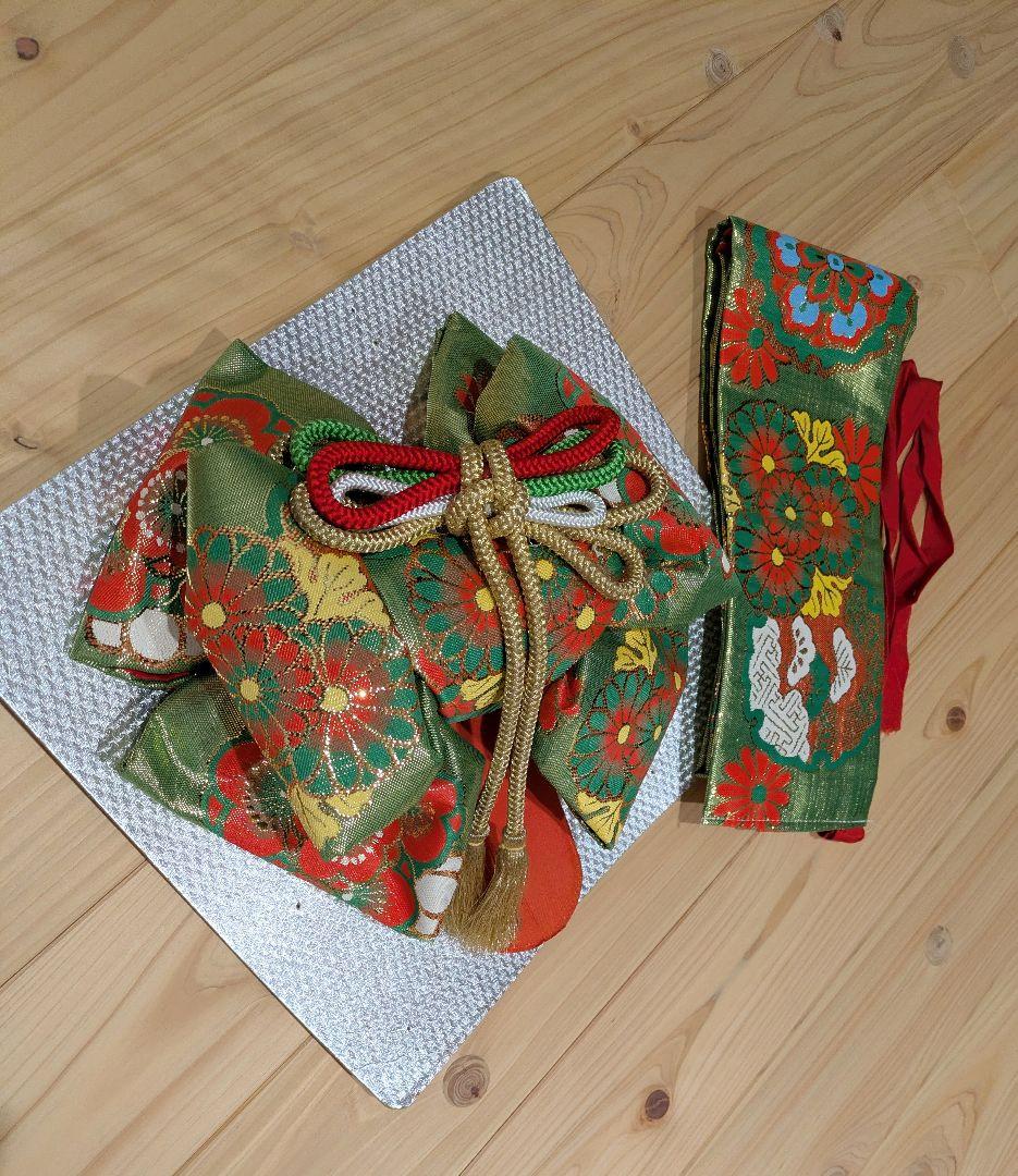 七五三　7歳　着物、肌襦袢、はこせこ、帯フルセット