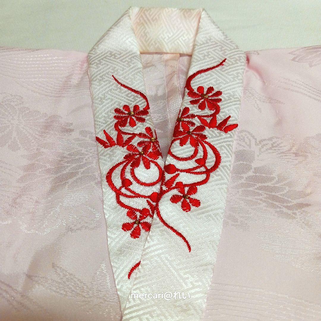 3歳 七五三 正絹 被布 着物 襦袢 草履 女児