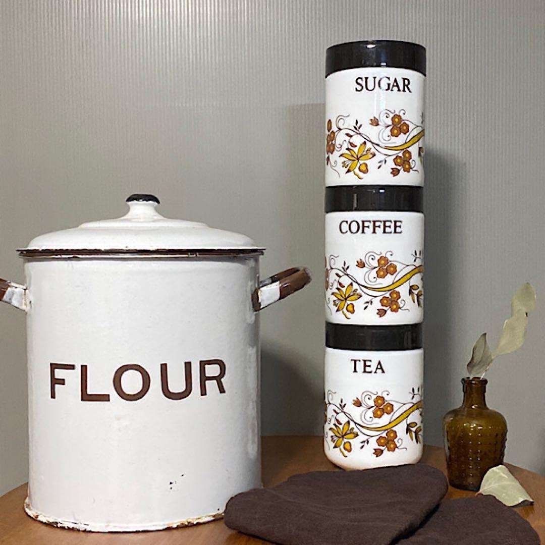 イタリア PER ALIMENTI　キャニスター３個セット