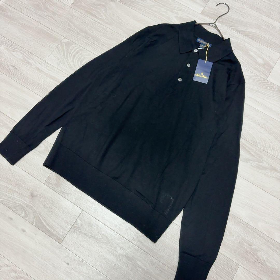 【専用】ブルックスブラザーズ　長袖ポロシャツ　ニットポロ　メリノウール S