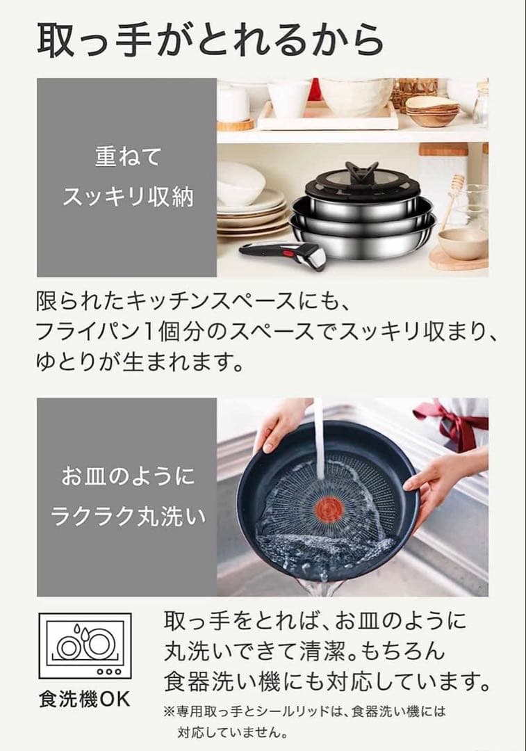【新品迅速発送】t-fal フライパン　アンリミテッドIH 蓋付き　22cm
