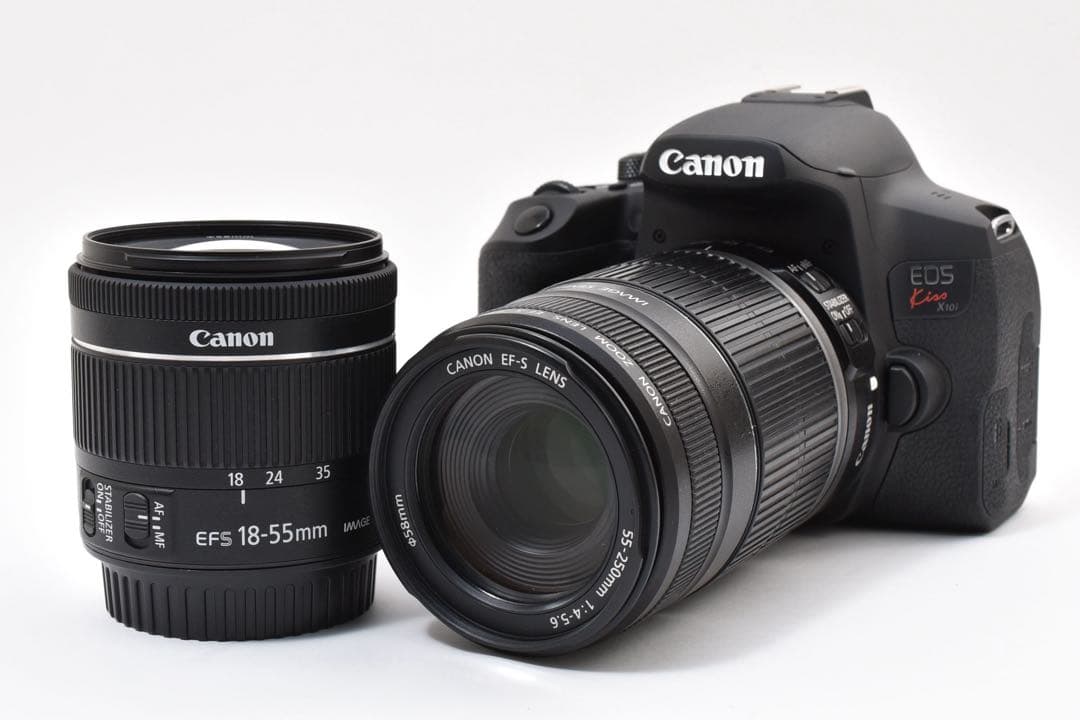 Canon キャノン EOSKiss X10i標準&望遠ダブルレン