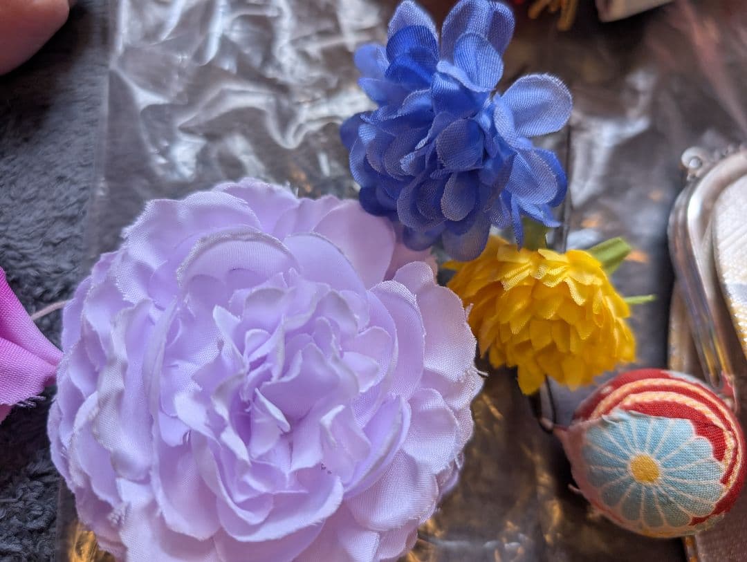 七歳　七五三　着物14点セット　正絹　7歳6歳5歳　小柄　女の子　絞り入り