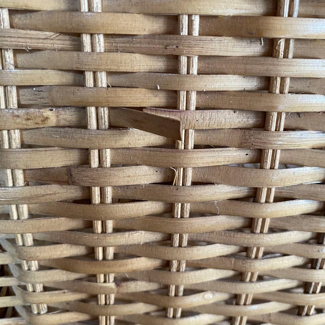 ヴィンテージ ラタン 棚 アーチ シェルフ レトロ 籐 飾り棚