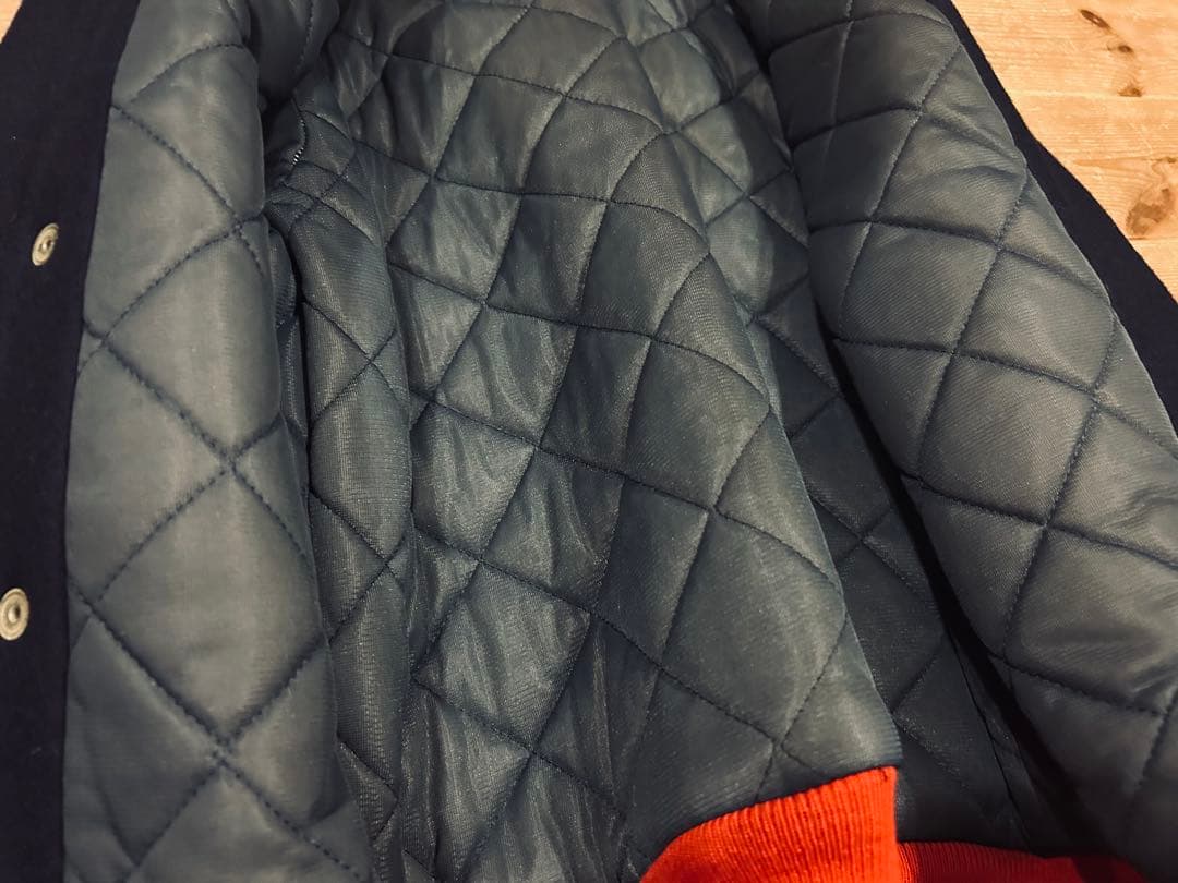 スタジャン 古着 80s Pyramid ピラミッド Astros アストロズ