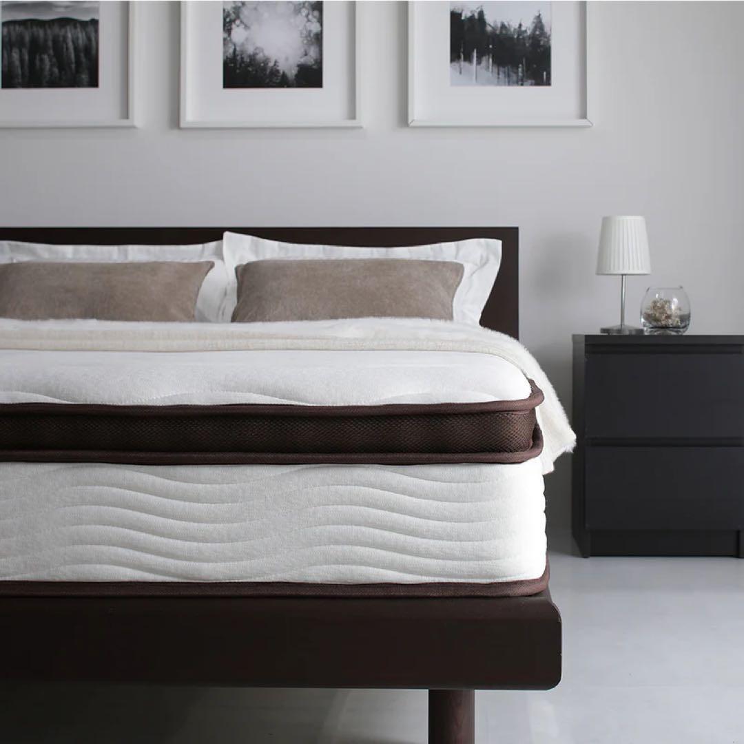 【美品・送料込み】RASIK 2層ポケットコイルマットレス ダブル ハイグレード