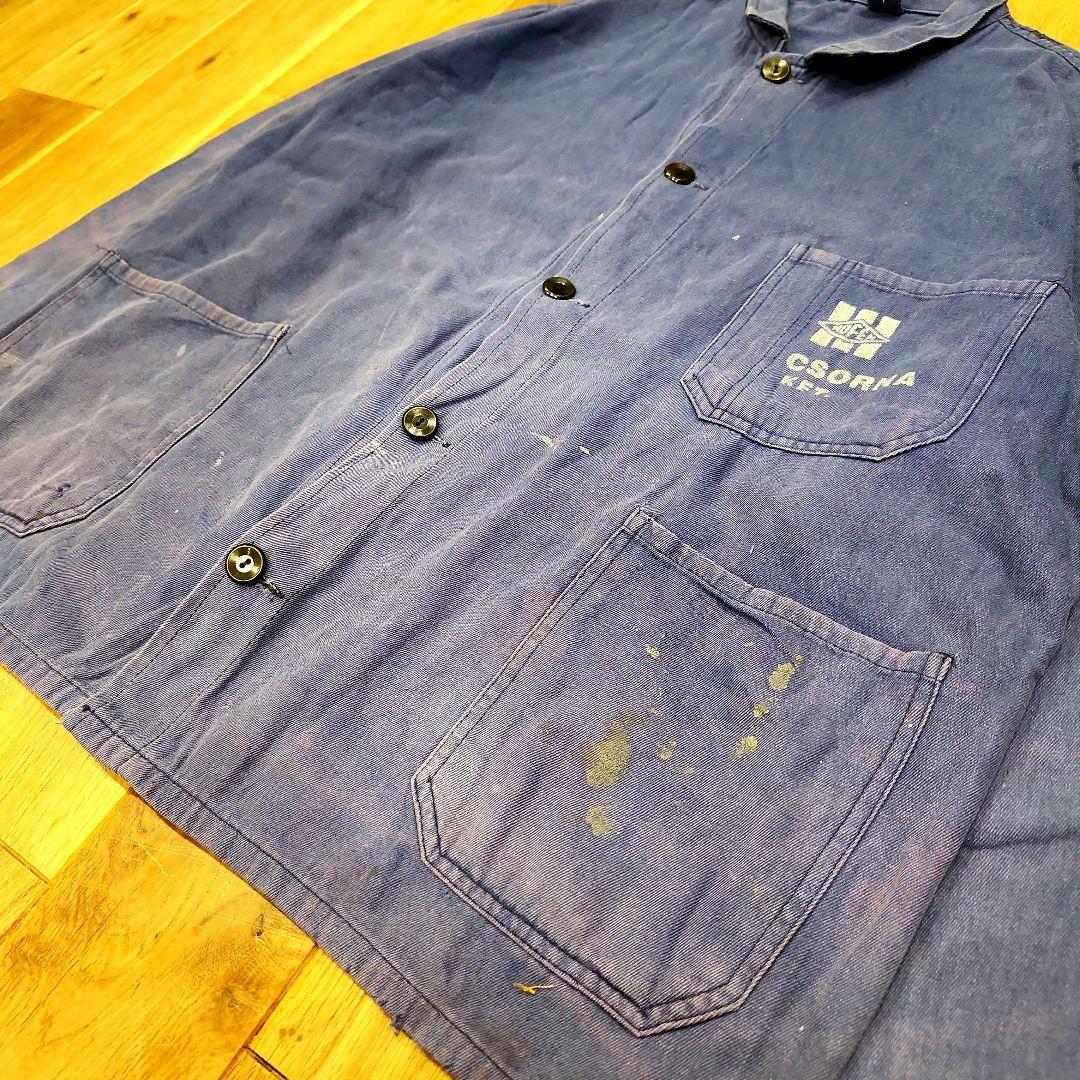 ハンガリー　フレンチワークジャケット　CSORNA　企業系　ユーロヴィンテージ