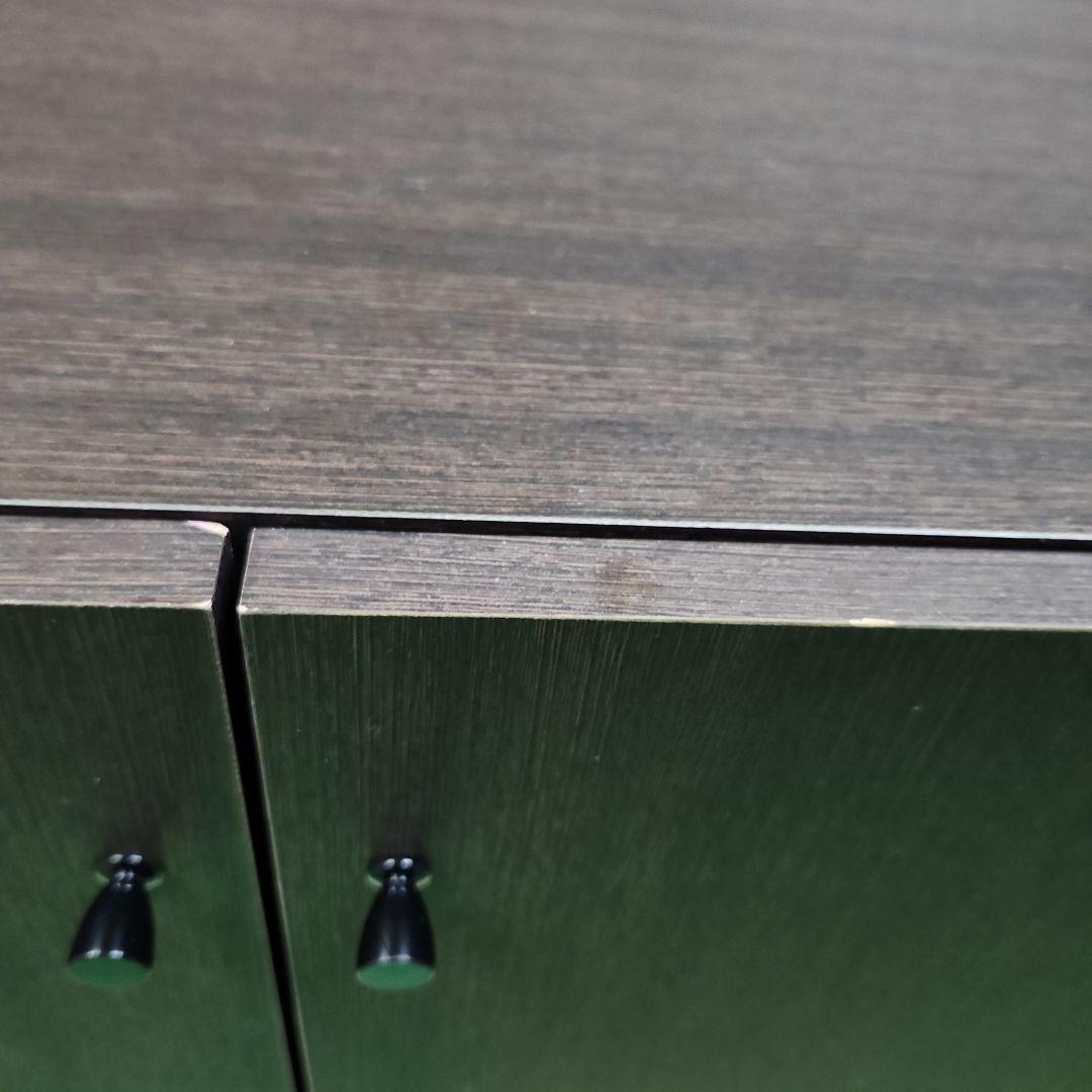 【ループ・ループ】ダークブラウンキャビネット 3引き出し