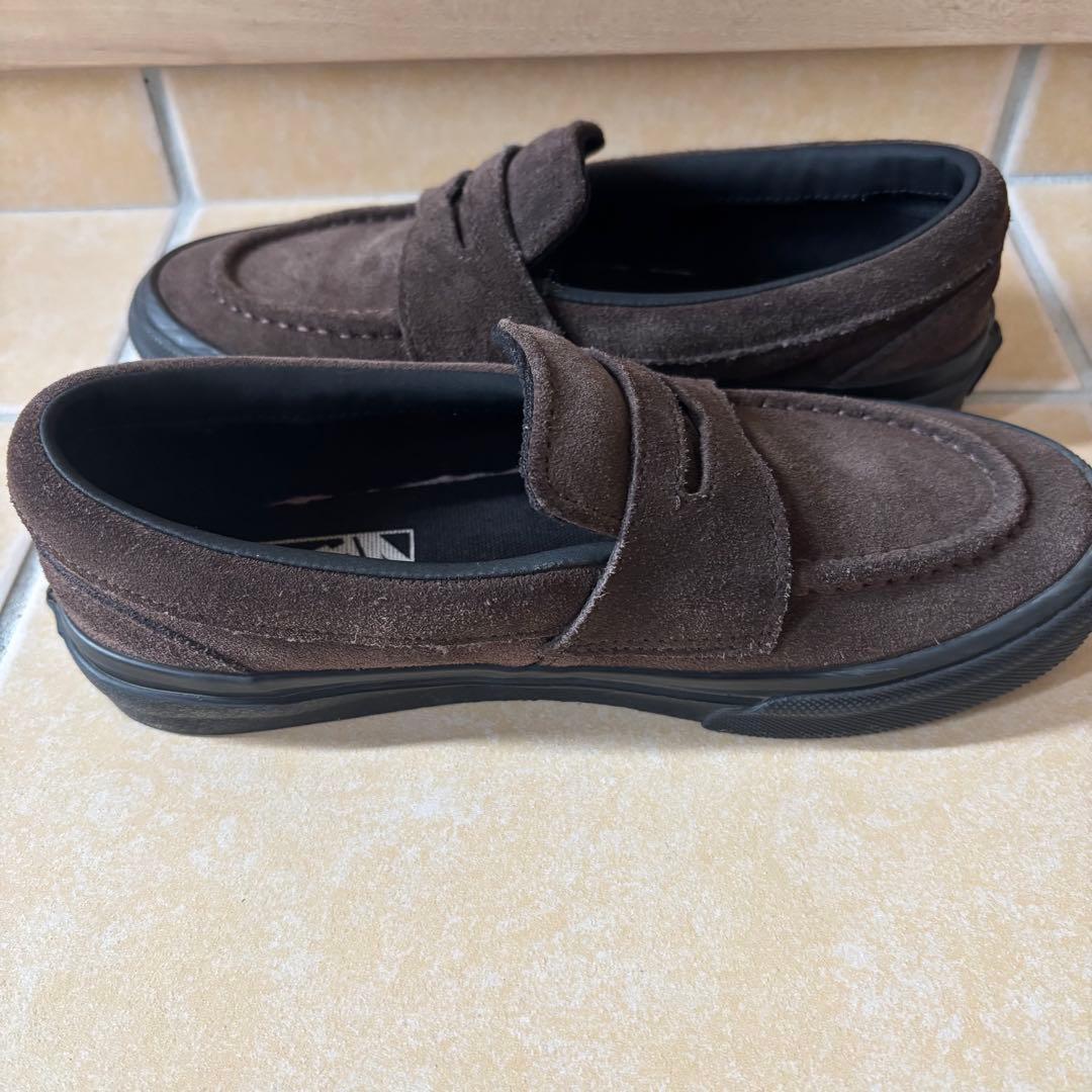 VANS ブラウン スエード ローファー