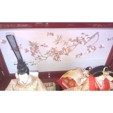 【ほぼ未使用】雛人形 収納箱付き 親王飾り 恵翠作 【早い者勝ち】【迅速対応】