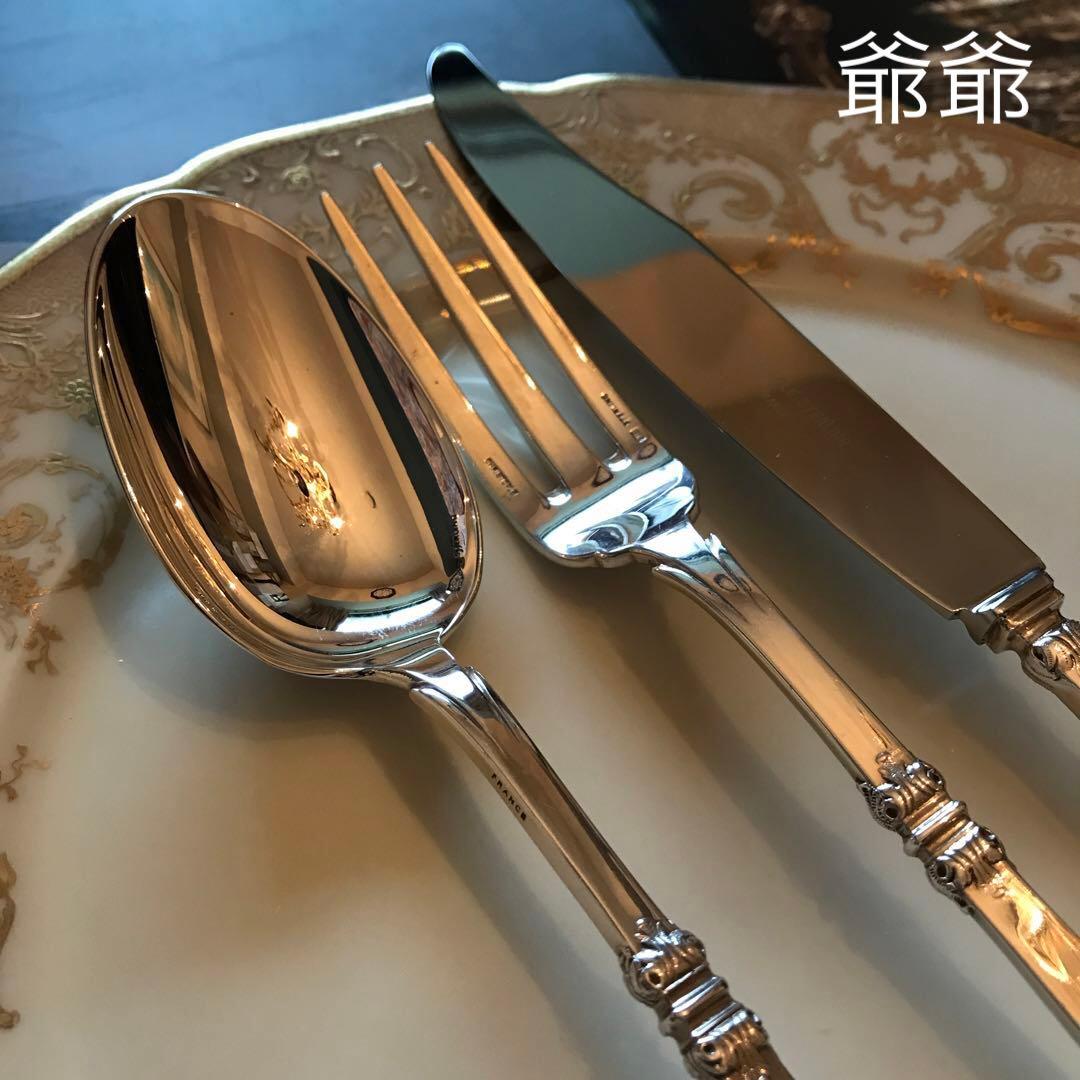 Christofle クリストフル／ルネサンス／純銀 ディナー用 ３本セット