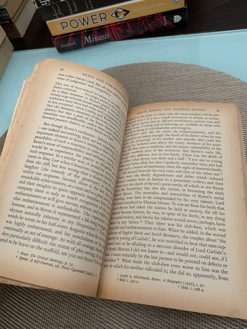 希少1974 KEATS AND EMBARRASSMENT