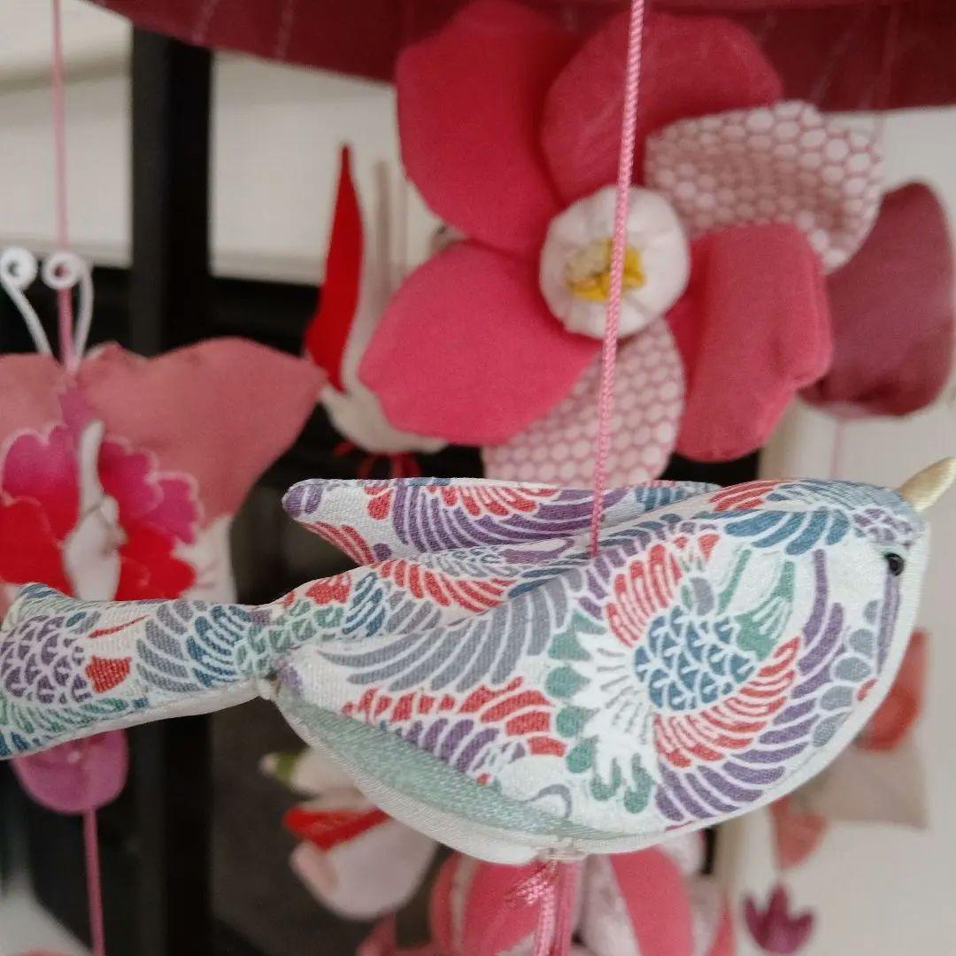 吊るし飾り　吊るし雛　ひな祭り　ちりめん細工 ✿傘付✿ ハンドメイド