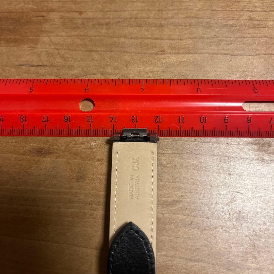 のぶ様ご購入　Cartier ブラック レザーストラップ