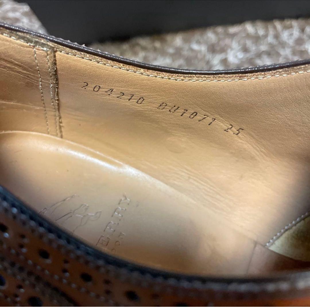 BURBERRY バーバリー 大塚製靴製 革靴 フルブローグ 25cm