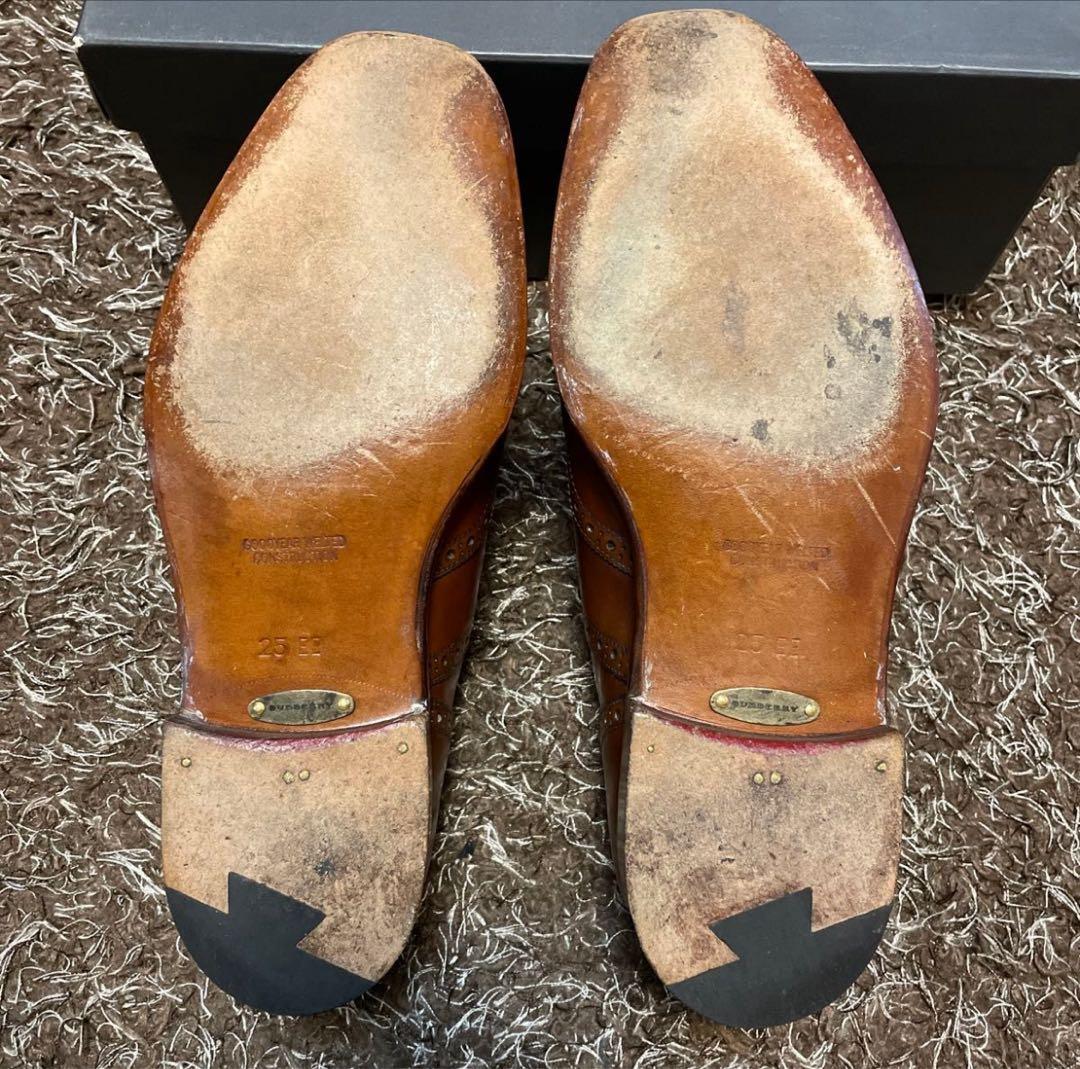 BURBERRY バーバリー 大塚製靴製 革靴 フルブローグ 25cm