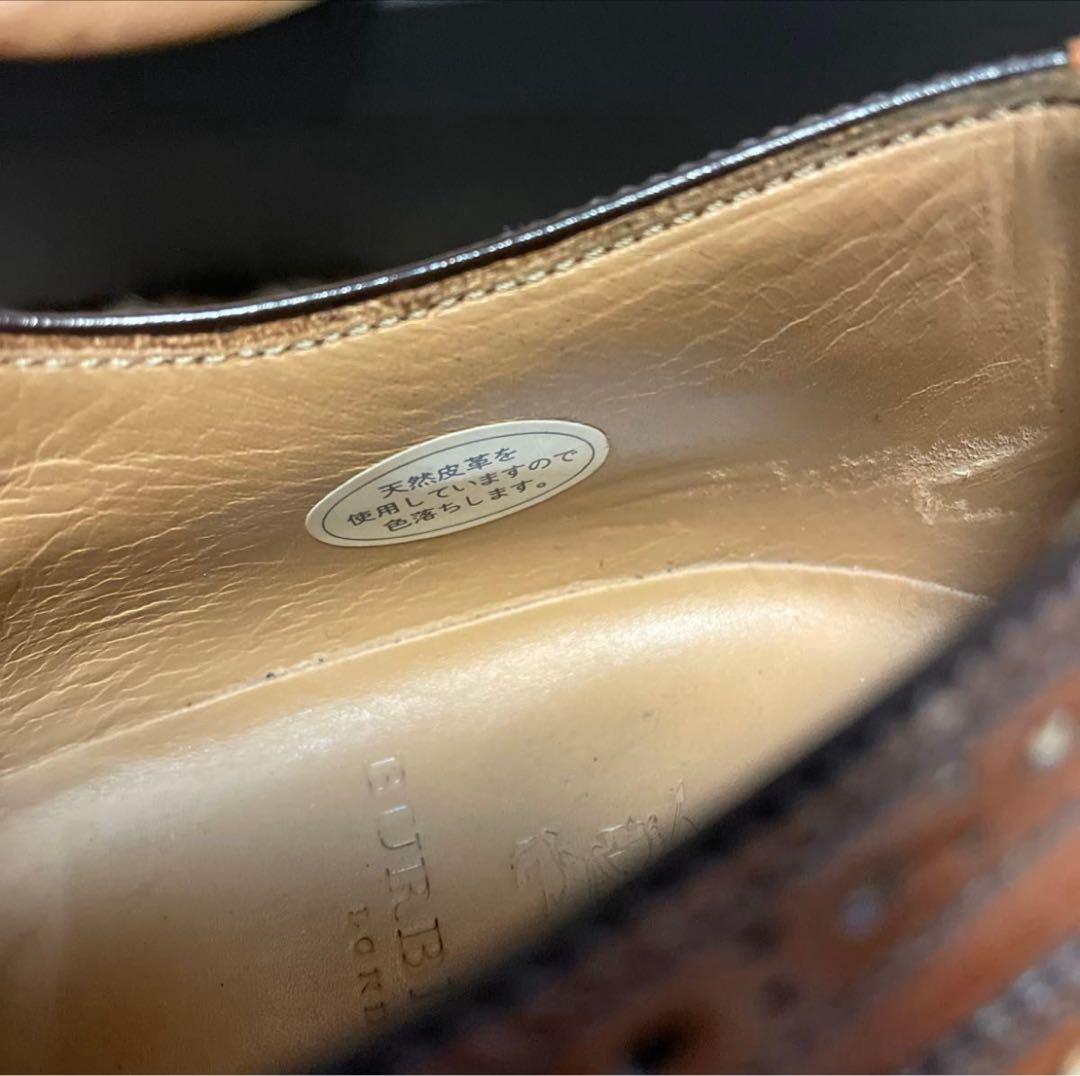 BURBERRY バーバリー 大塚製靴製 革靴 フルブローグ 25cm