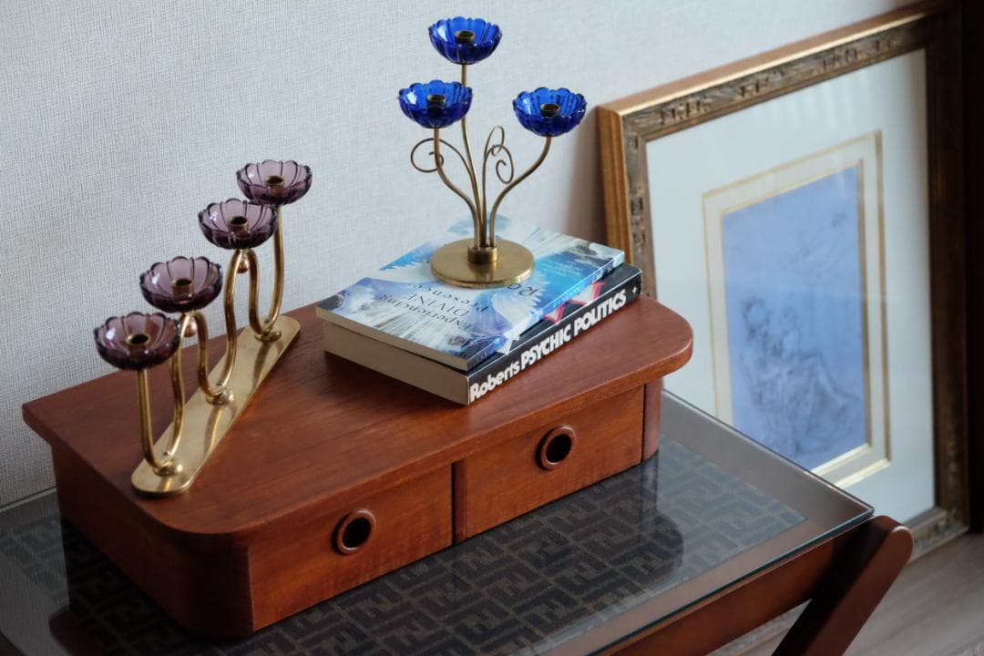 北欧ビンテージ 家具 ウォールシェルフ チェア ウェグナー チーク 飾り棚 什器