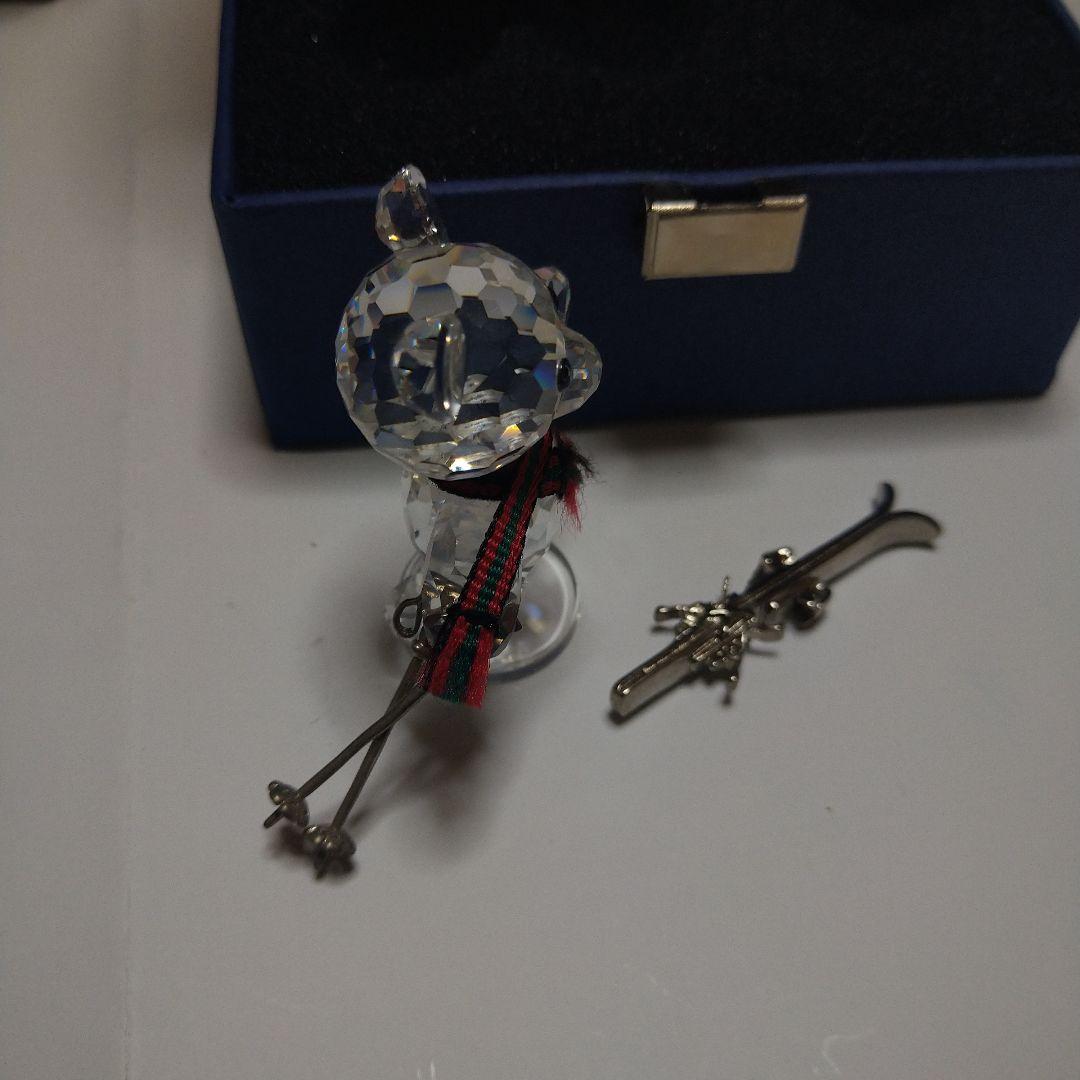 スワロフスキー置物スキー