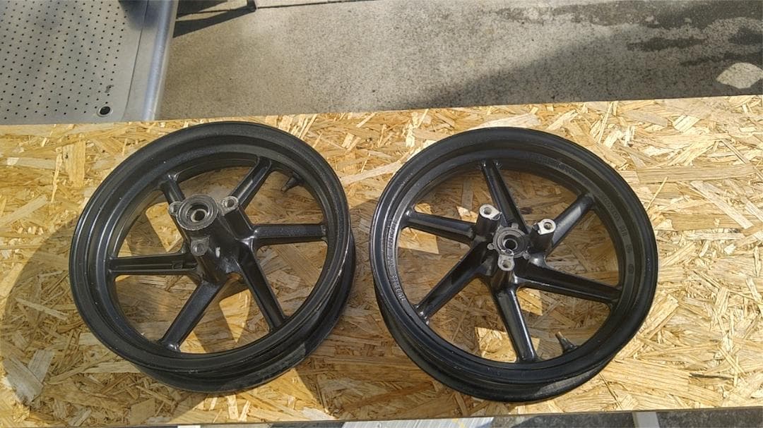 NSR50/80　ホイールセット　エイプにて使用　YouTube振れ確認動画あり