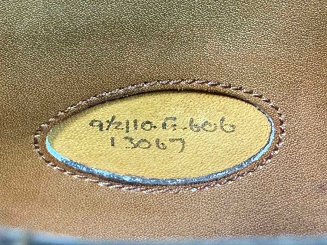 エドワードグリーン　ドーバー　 9.5E　606ラスト　箱・シュークロス・冊子付