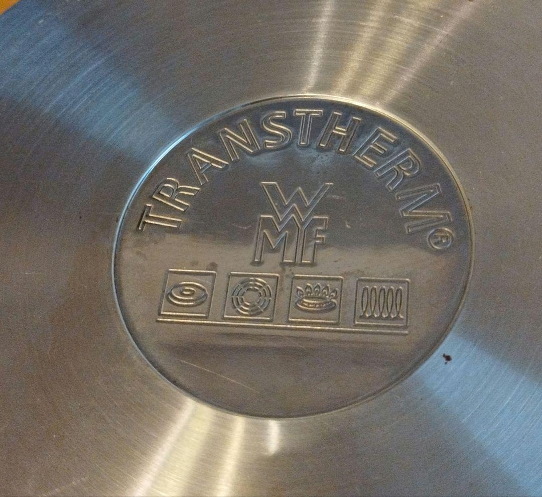 WMF TRANSTHERM 蓋付両手鍋 20cm ステンレス 調理鍋 IH対応