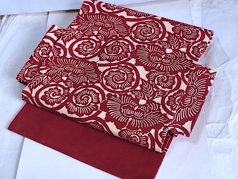専用３点おまとめ　型染め紬九寸名古屋帯（牡丹唐草文） 正絹美品　他２点