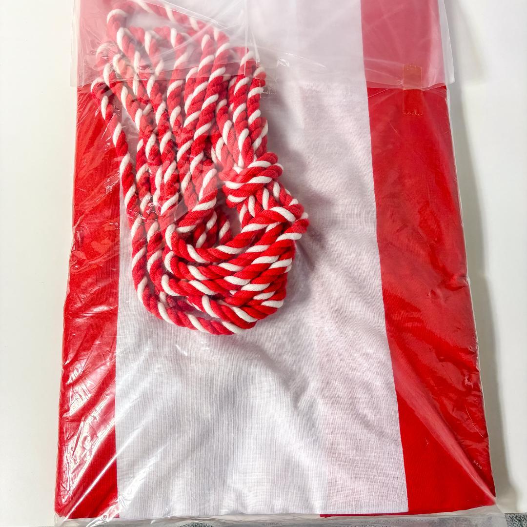 【未使用品】紅白幕　サイズ90cm×360cm(2間）　5セット　バラ売り不可