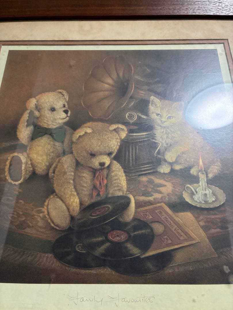 Demain ドマン　アート　テディベア　子猫　ITALY