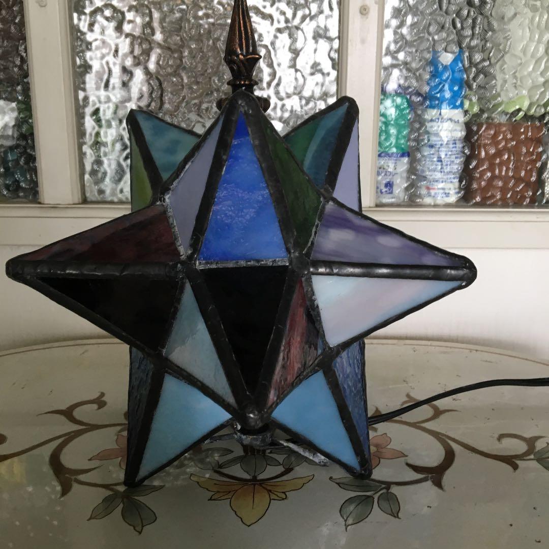 ステンドグラス底面ミラー花BOX