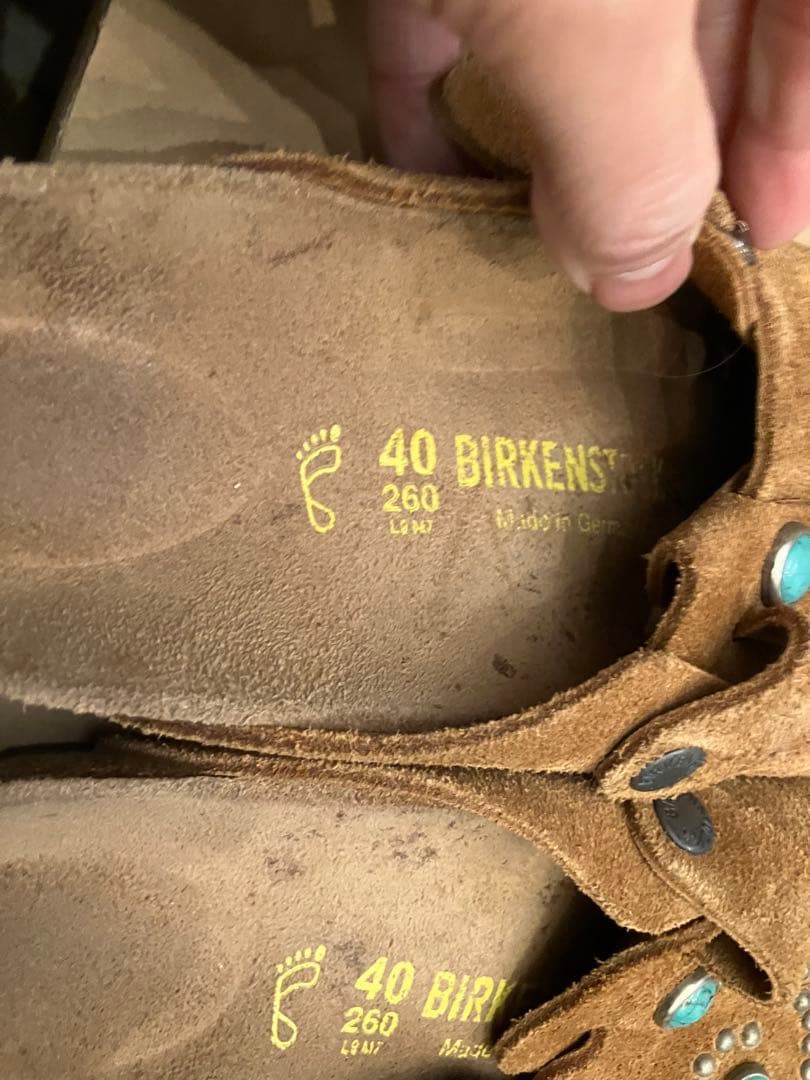 ビルケンシュトック HTC スタッズ　40 スエード　ボストン